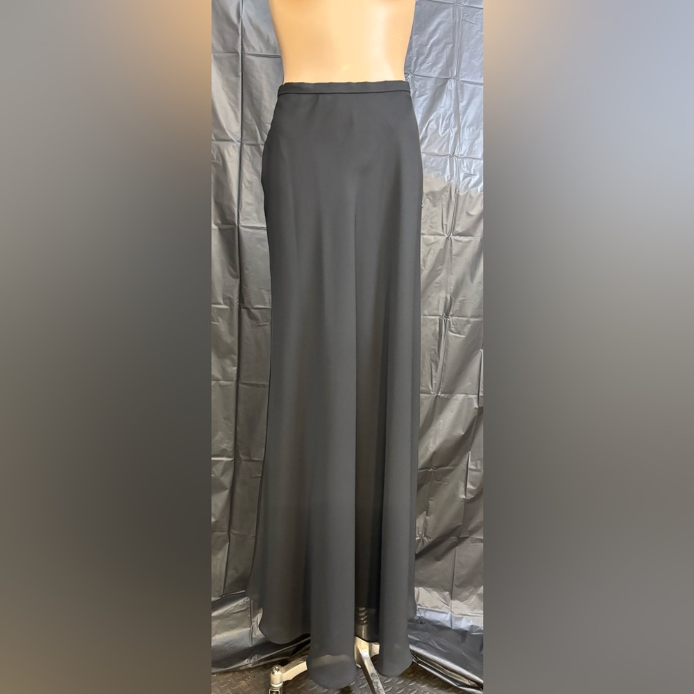 Adrianna Papell NWT Black Maxi Chiffon Skirt